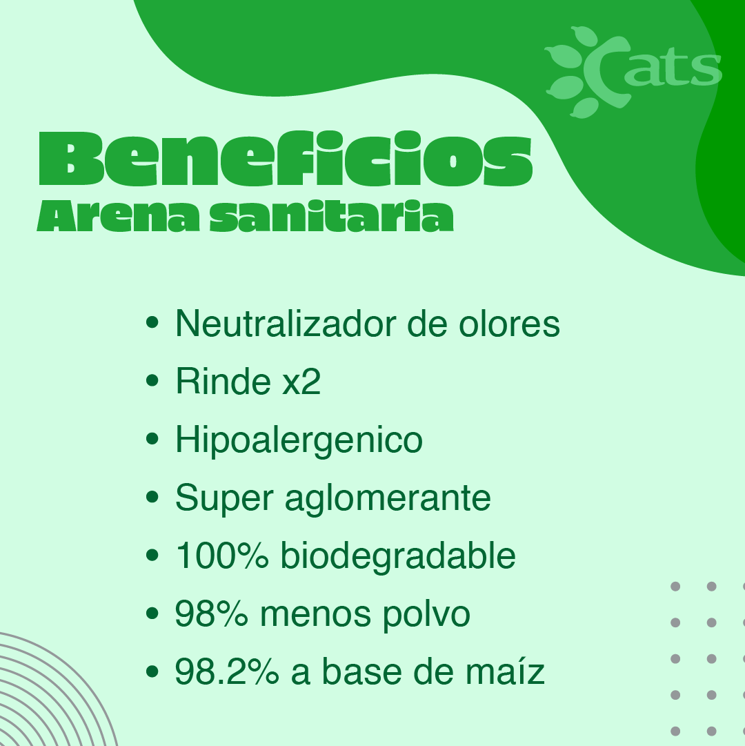 Arena de maíz biodegradable para gatos con aroma a Pino